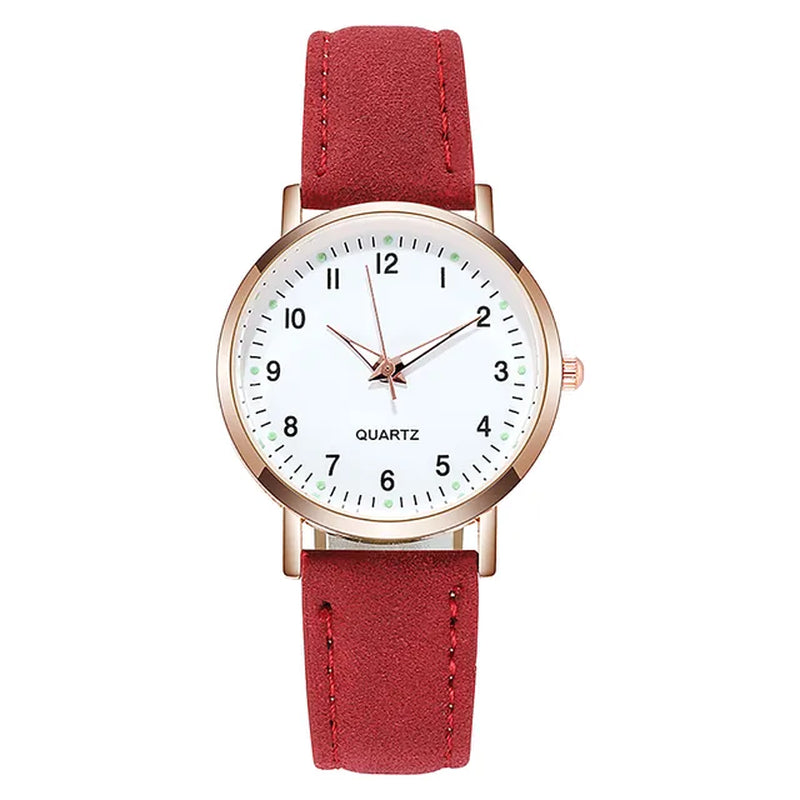 Luxury Design Quartz Watch Women Watches Luminous Hand Wind Leather Winner Watch Luminous Digital Wristwatches Relogio Feminino