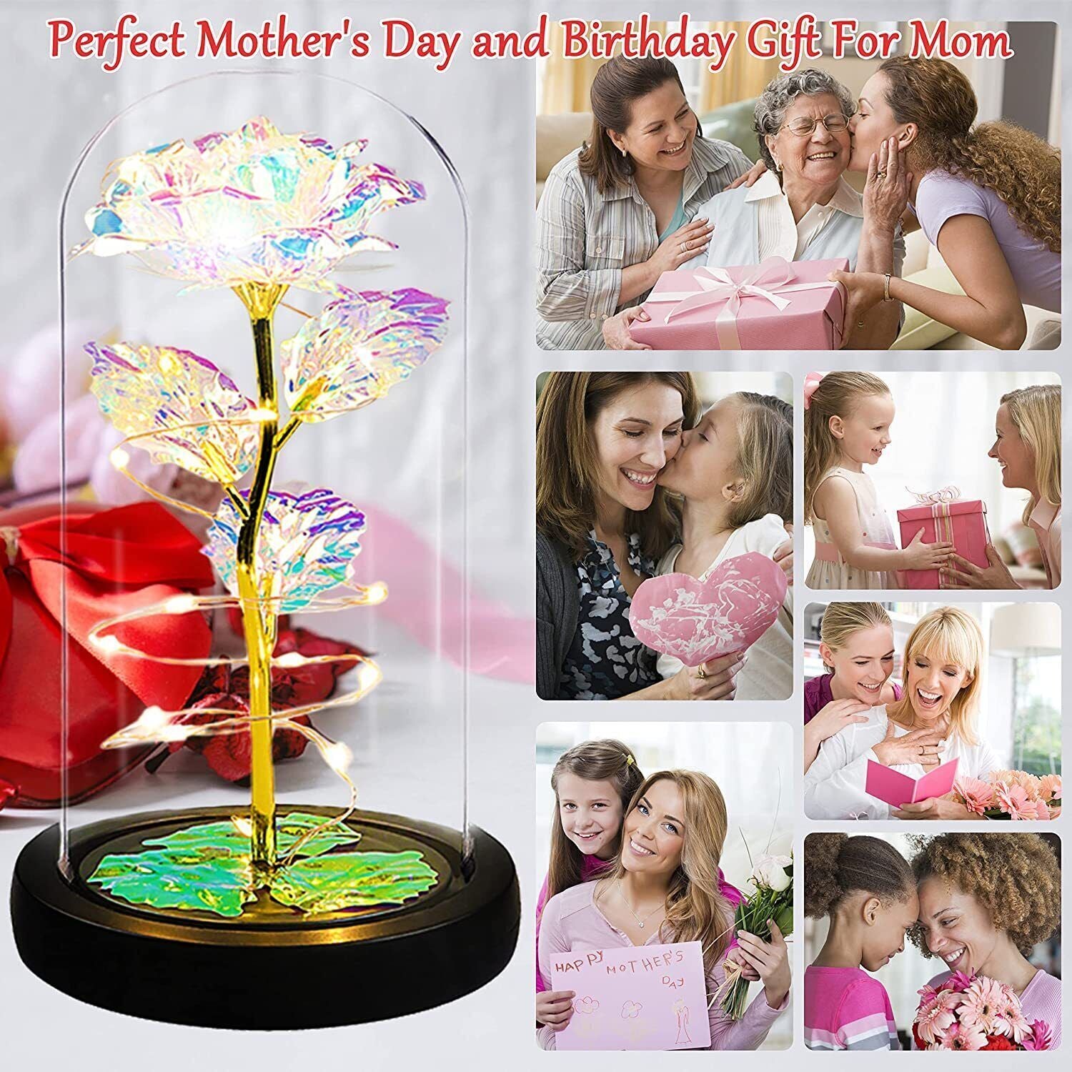 Mother'S Day Mom Gifts Mothers Day Rose Flowers Gifts for Mom Wife Grandma Daugh